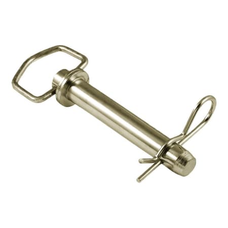 Heritage Industrial Cotterless Hitch Pin, 7/8 in Dia, 4-1/4 in L, Carbon Steel Lg, Ungraded HP-0875-4250S